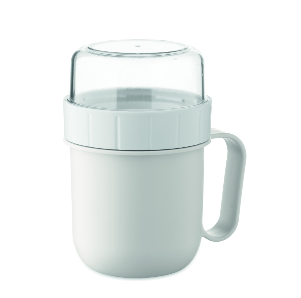Logotrade logo dāvanas foto: PP krūzīte līdzņemšanai 450 ml