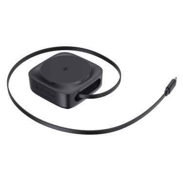 Logotrade logo dāvanas foto: Urban Vitamin Goleta 2-in-1 15W magnētiskais bezvadu lādētājs