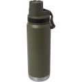 Fortis 700 ml RCS sertificēta pārstrādāta nerūsējošā tērauda vara vakuuma izolēta ūdens pudele, Meža zaļš