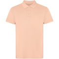 Kobeina īsroku unisex polo krekls, Gaiši oranža