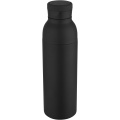 Illuminate 650 ml RCS pārstrādāta nerūsējošā tērauda dubultsienu izolēta ūdens pudele, Melns