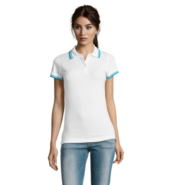 Logotrade ziemassvētku dāvanas foto: PASADENA sieviešu polo 200g