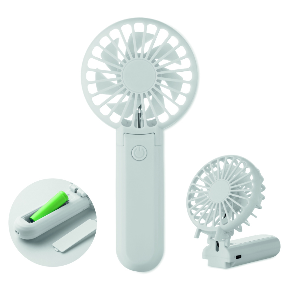 Logotrade korporatīvās dāvanas foto: Pārnēsājams salokāms ventilators