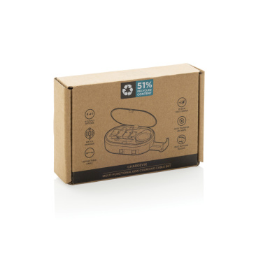 Logotrade korporatīvās dāvanas foto: Chargevix RCS rplastic daudzfunkcionāls 60W uzlādes komplekts