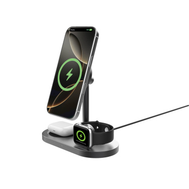 Logotrade Ideja dāvanas foto: Quantum RCS īpaši ātrs 25 W magnētiskais galda bezvadu lādētājs