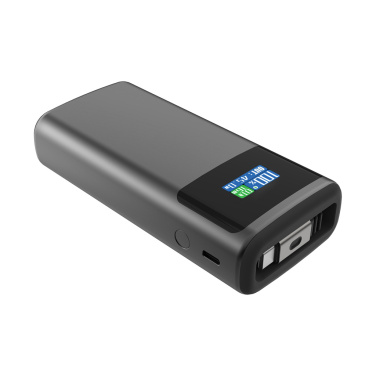 Logotrade dāvanas foto: Quantum RCS īpaši ātra PD45W 10.000mAh pārnēsājamā baterija ar ekrānu