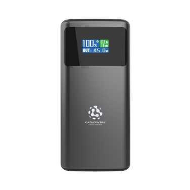 Logotrade biznesa dāvanas foto: Quantum RCS īpaši ātra PD45W 10.000mAh pārnēsājamā baterija ar ekrānu
