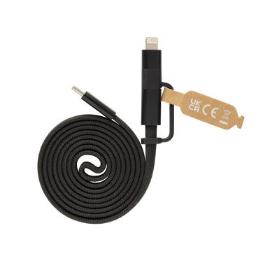 Logotrade logo dāvanas foto: Arc RCS pārstrādāts īpaši plāns 60 W 2 vienā magnētiskais kabelis