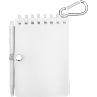 Logotrade Ideja dāvanas foto: Lig Mini pārstrādātu mīksto vāku piezīmju grāmatiņas un lodīšu pildspalvas komplekts āra lietošanai (melna tinte)