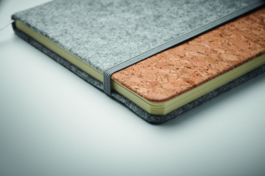 Лого трейд pекламные продукты фото: A5 RPET cork notebook
