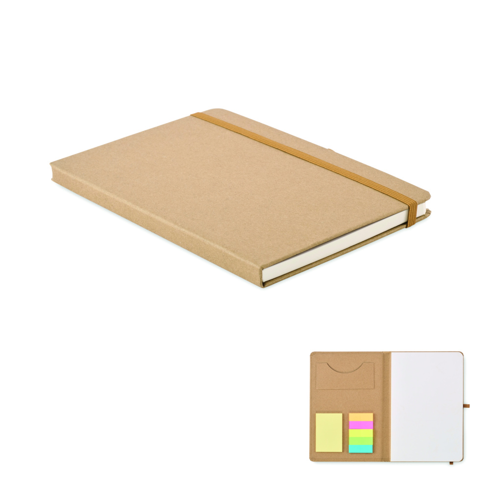 Лого трейд pекламные продукты фото: A5 notebook recycled paper set