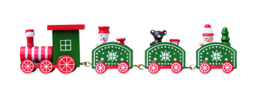 Логотрейд pекламные подарки картинка: Wooden Christmas train
