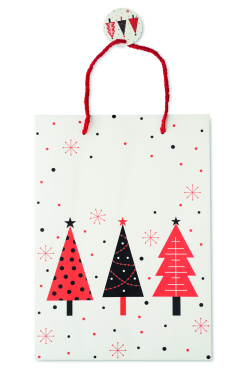 Лого трейд бизнес-подарки фото: Gift paper bag large