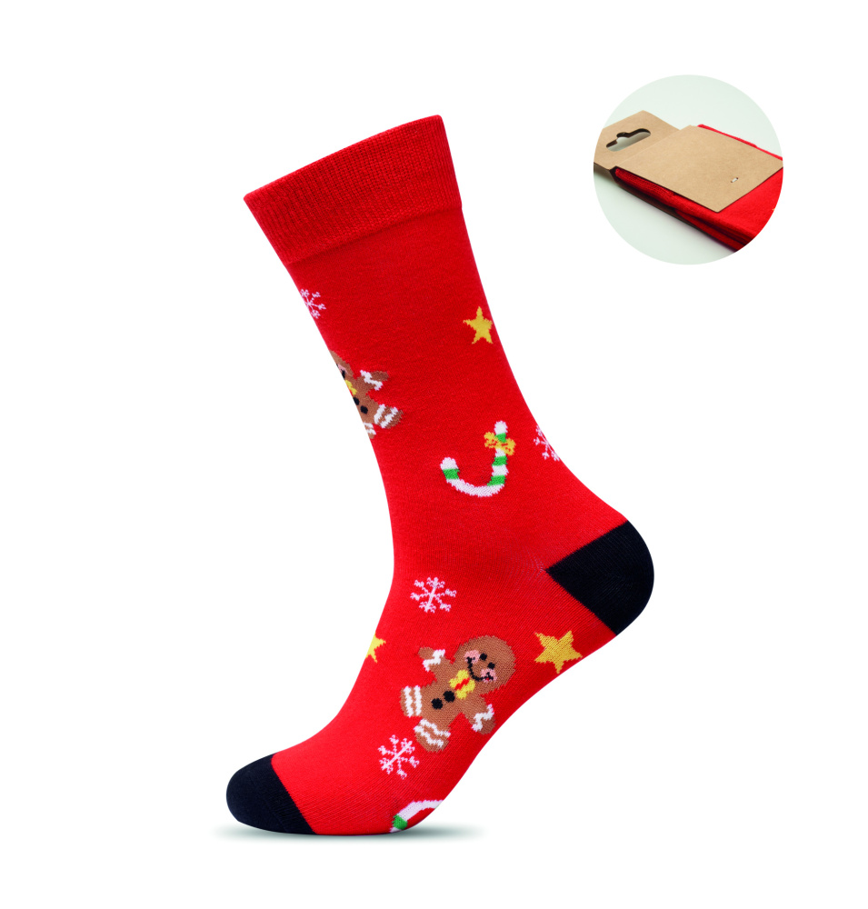 Лого трейд pекламные продукты фото: Pair of Christmas socks M