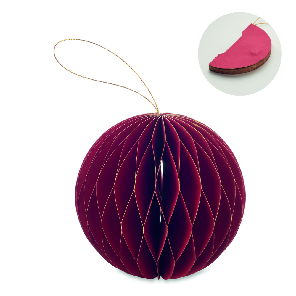 Логотрейд бизнес-подарки картинка: Foldable  XMAS bauble hanger
