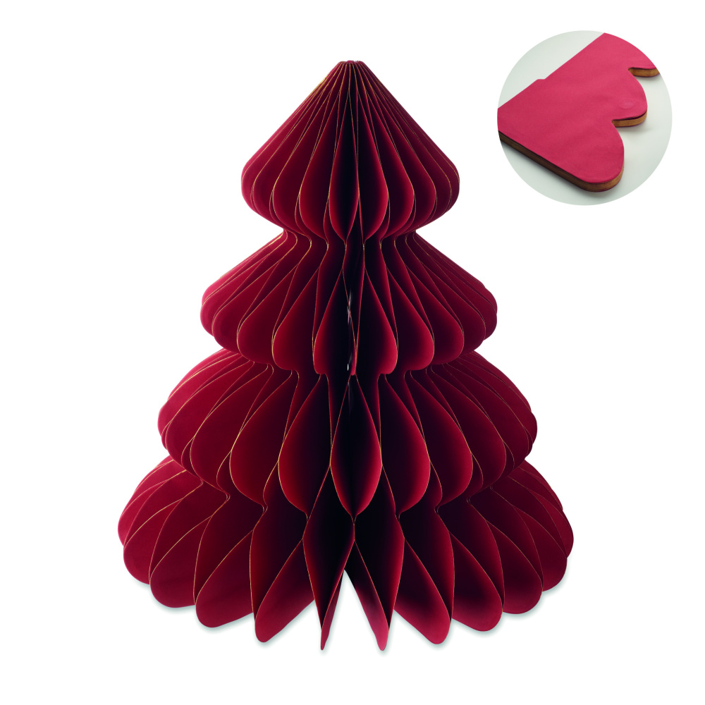 Логотрейд бизнес-подарки картинка: Paper Xmas tree decoration