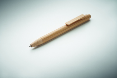 Логотрейд pекламные подарки картинка: Bamboo automatic ball pen