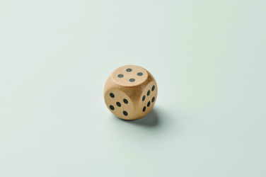 Логотрейд бизнес-подарки картинка: Schima wooden dice 3cm dia