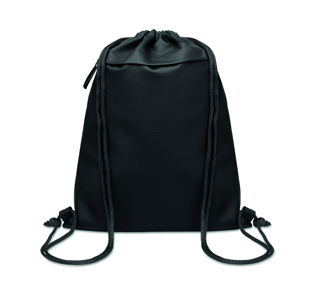 Логотрейд pекламные cувениры картинка: Drawstring bag in 600D RPET