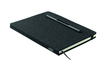Лого трейд бизнес-подарки фото: A5 notebook with phone holder