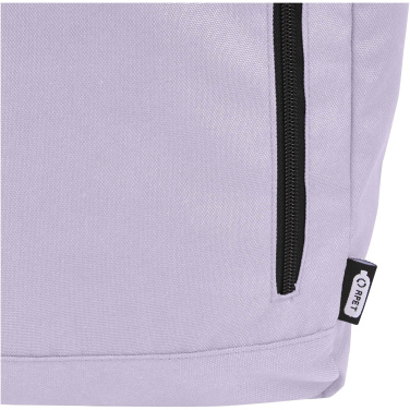 Логотрейд pекламные продукты картинка: Рюкзак Byron 15,6" объемом 18 л со скручиваемым верхом, изготовленный из переработанного ПЭТ по стандарту GRS