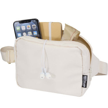 Логотрейд бизнес-подарки картинка: Trip Aware™ дорожная сумка через плечо из переработанного материала GRS объемом 1 л