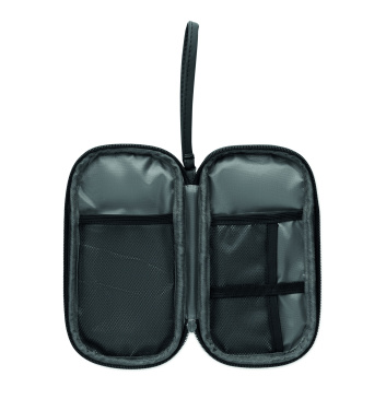 Логотрейд pекламные подарки картинка: Tech organiser pouch 600D RPET