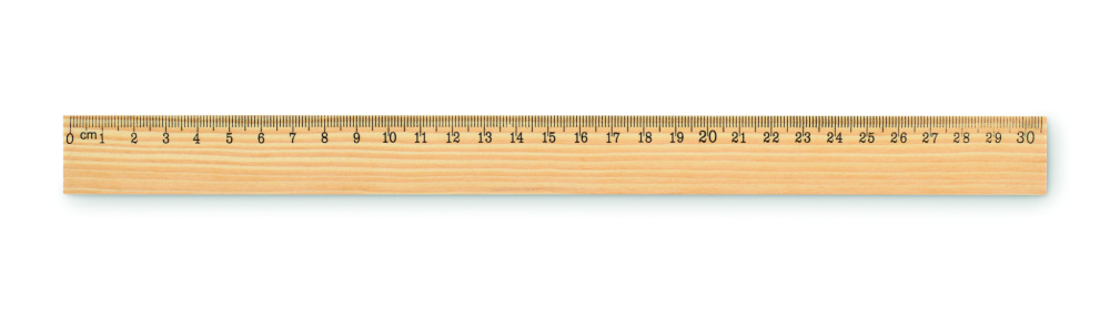 Логотрейд бизнес-подарки картинка: Wooden ruler 30cm