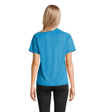 Лого трейд pекламные подарки фото: VORTEX WOMEN RAGLAN T-SHIRT