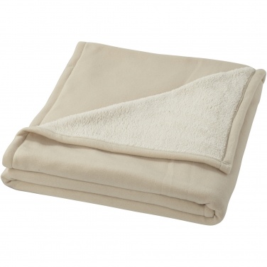 Logotrade presentreklam bild: Springwood mjuk rutig filt i polarfleece och sherpafleece