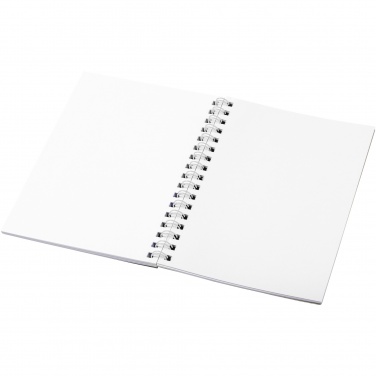 Logotrade profilprodukter bild: Desk-Mate® spiral A6 anteckningsbok PP-omslag