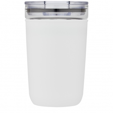 Logotrade presentreklam bild: Bello 420 ml glastermos med en yttervägg av återvunnen plast