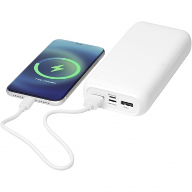 Logotrade reklamprodukter bild: Electro 20 000 mAh powerbank i återvunnen plast 