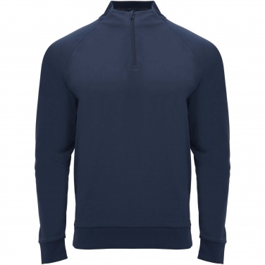 Logotrade reklamprodukter bild: Epiro långärmad sweatshirt med kvartslång dragkedja för barn