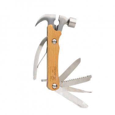 Logotrade profilprodukter bild: Multitool hammare i trä