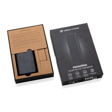Logotrade profilreklam bild: Urban Vitamin Pasadena 20.000 mAh 18W PD powerbank
