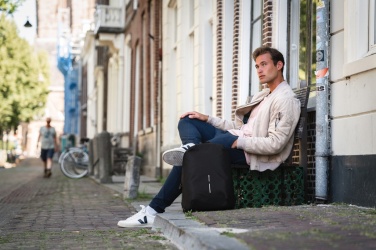 Logotrade profilreklam bild: Bobby Soft, stöldskyddad ryggsäck