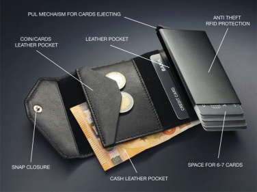Logotrade reklamprodukter bild: RFID-plånbok 1249131