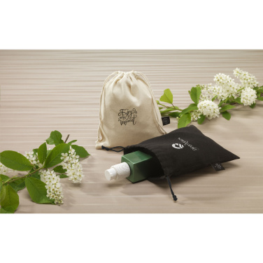 Logotrade profilreklam bild: Presentpåse Naturlig GRS återvunnen bomull (150 g/m²) S