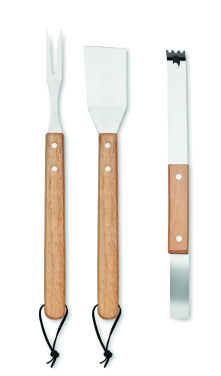 Logotrade reklamprodukter bild: Grillset i ek
