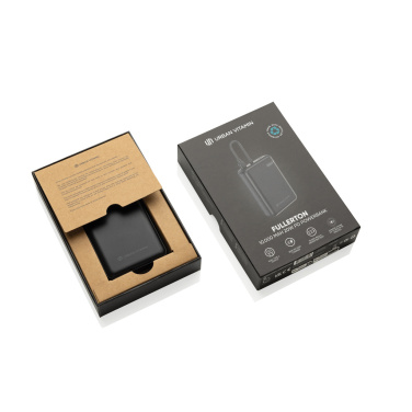 Logotrade kampanjprodukter bild: Urban Vitamin Fullerton RCS återvunnen 10.000 20W PD powerba