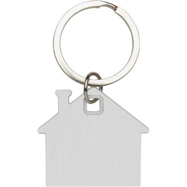 Logotrade reklamprodukter bild: Nook husformad nyckelring