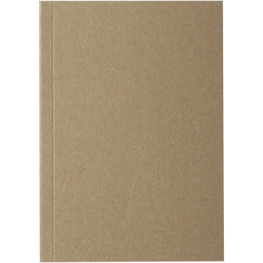 Logotrade profilprodukter bild: Novella Austen A6 anteckningsbok med återvunnet mjukt omslag med kraftpapper, 50 ark