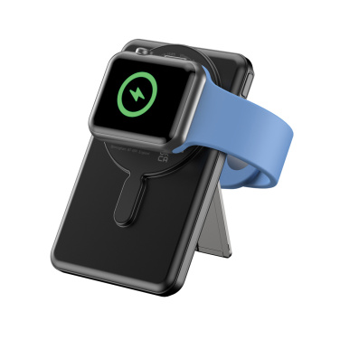 Logotrade kampanjprodukter bild: Urban Vitamin Redwood 5in1 5000mah 20WPD magnetisk powerbank