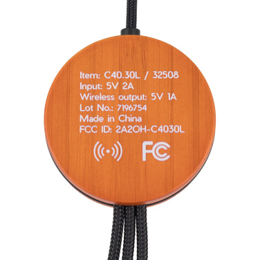 Logotrade profilprodukter bild: Stor kabel 4-i-1 med upplyst logotyp - i5w