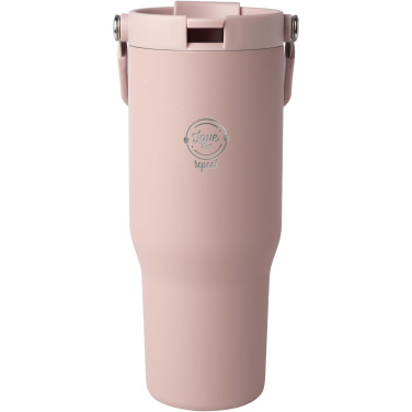 Logotrade kampanjprodukter bild: Bronx 900 ml vakuumisolerad termos av koppar och RCS-certifierat återvunnet rostfritt stål med ett lock med dubbla funktioner
