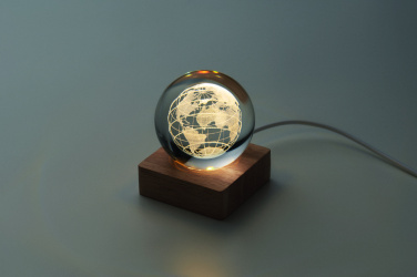 Logotrade profilreklam bild: LED-glob glasboll