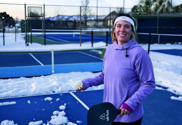 Logotrade profilreklam bild: Set med pickleballpaddel