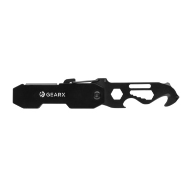 Logotrade kampanjprodukter bild: Gear X hopfällbart EDC-verktyg med karbinhake
