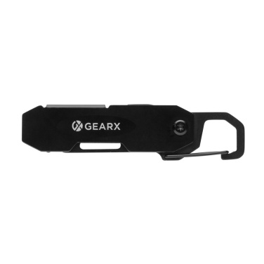 Logotrade profilreklam bild: Gear X hopfällbart EDC-verktyg med karbinhake